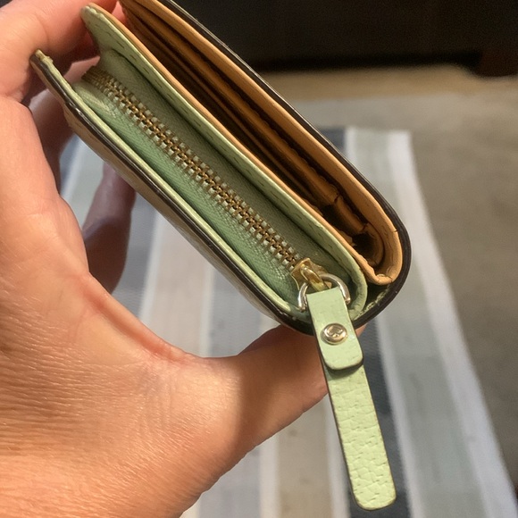 Kate Spade Mint Green Leather Wallet - Picture 11 of 14